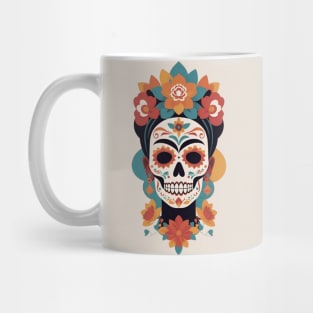 Frida's Calavera: Sugar Skull Illustration Mug